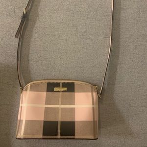 Kate Spade Pink Plaid Purse